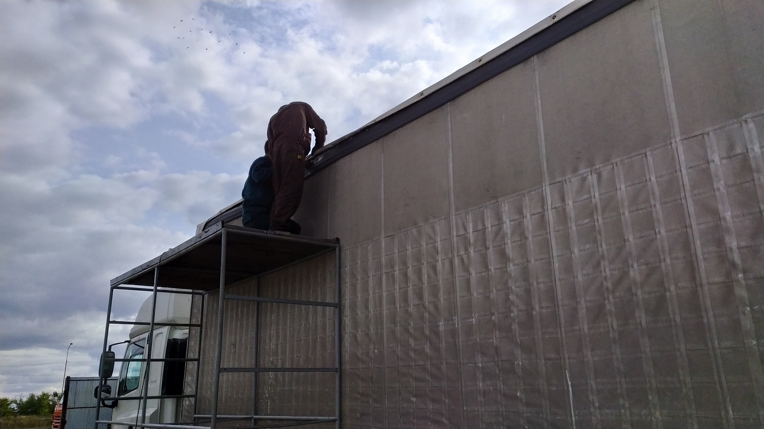 Ремонт уплотнителя "пыльника" шторы 